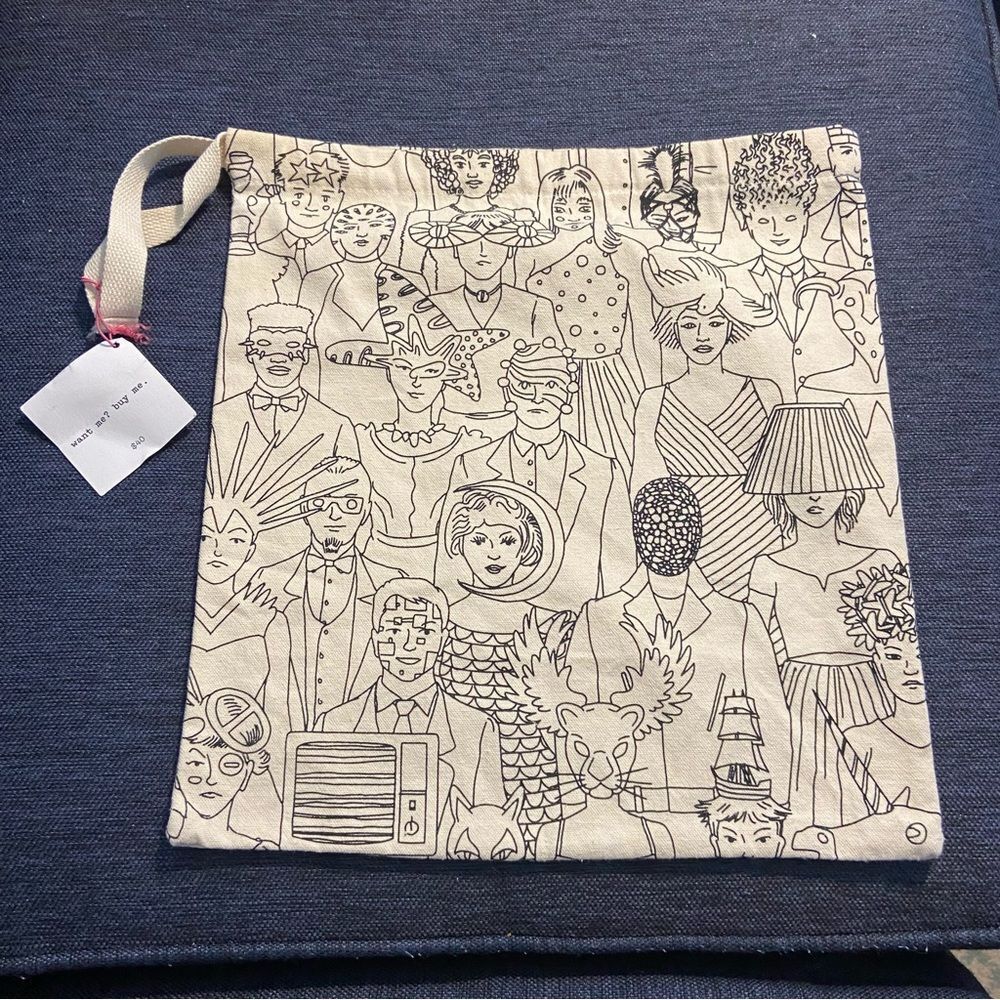 One of a kind pop art tote bag NWT